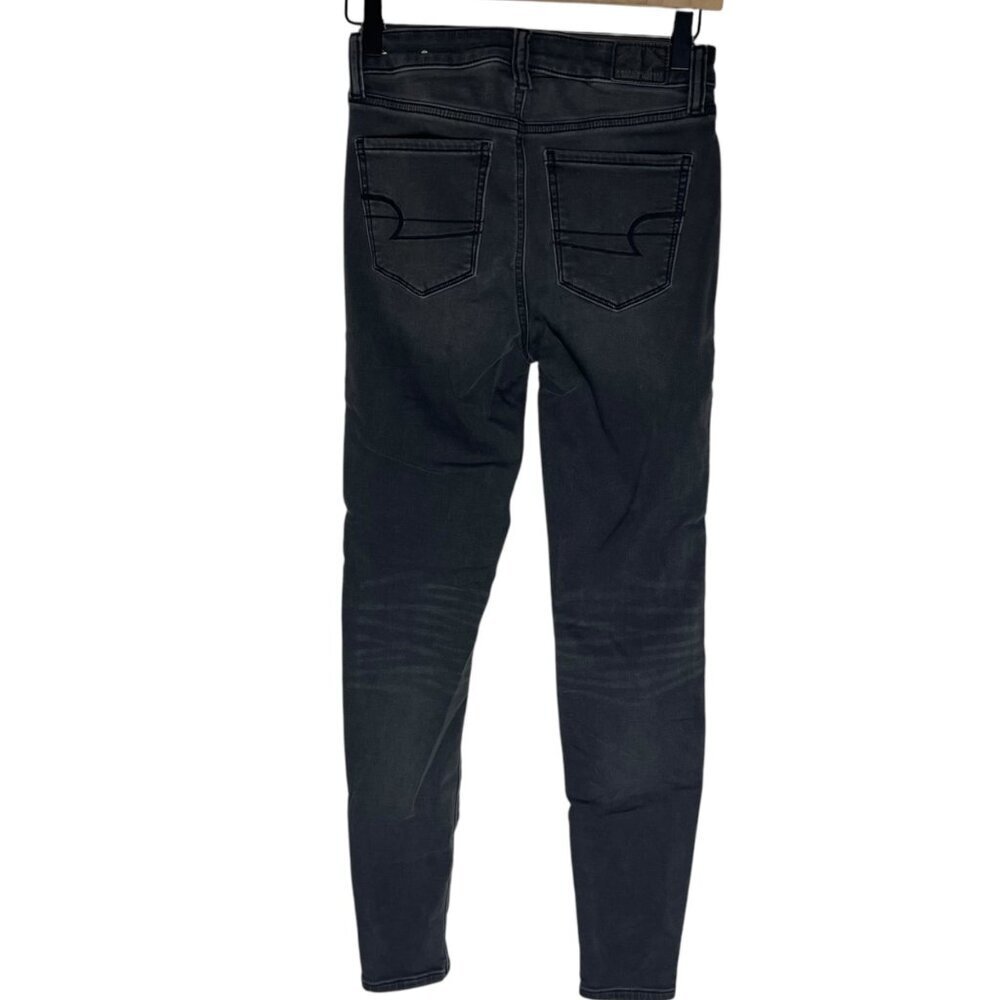 American Eagle Women's 0 Hi-Rise Jegging Skinny Jean Denim‎ Next Level Stretch - Picture 2 of 7